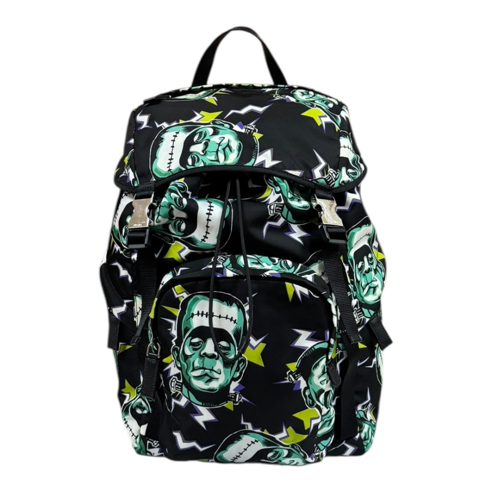 PRADA フランケンシュタイン リュック ブラック ナイロン 公式保証書付き PRADA プラダ フランケンシュタイン ユニバーサルスタジオコラボ
