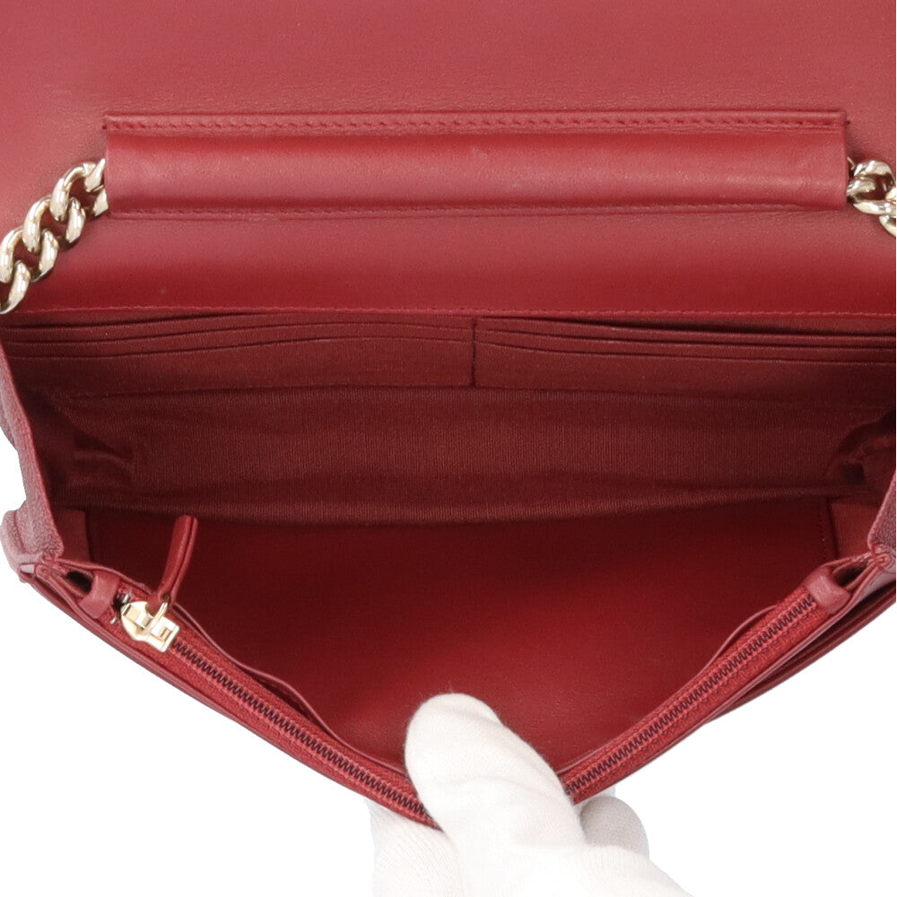 CHANEL シャネル ボーイシャネル ショルダーバッグ キャビアスキン