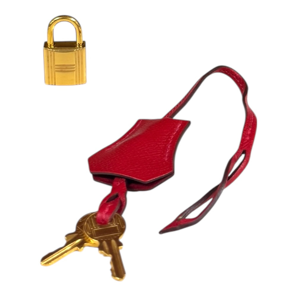 HERMES エルメス バーキン35 ハンドバッグ ヴォーエプソン レッド