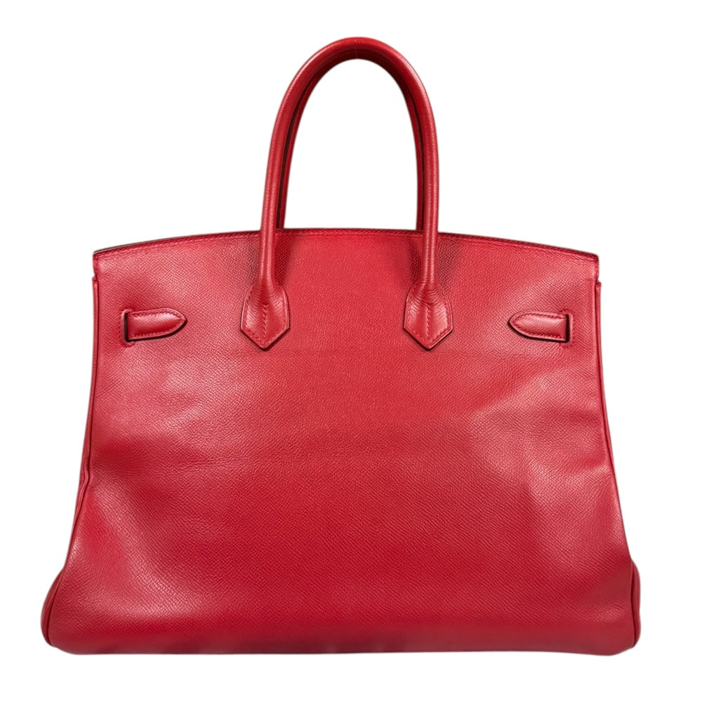 HERMES エルメス バーキン35 ハンドバッグ ヴォーエプソン レッド