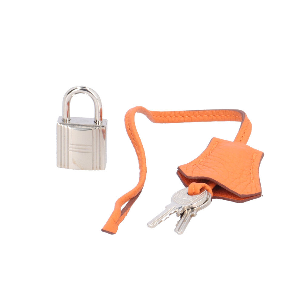 HERMES エルメス バーキン35 ハンドバッグ トゴ オレンジ レディース 