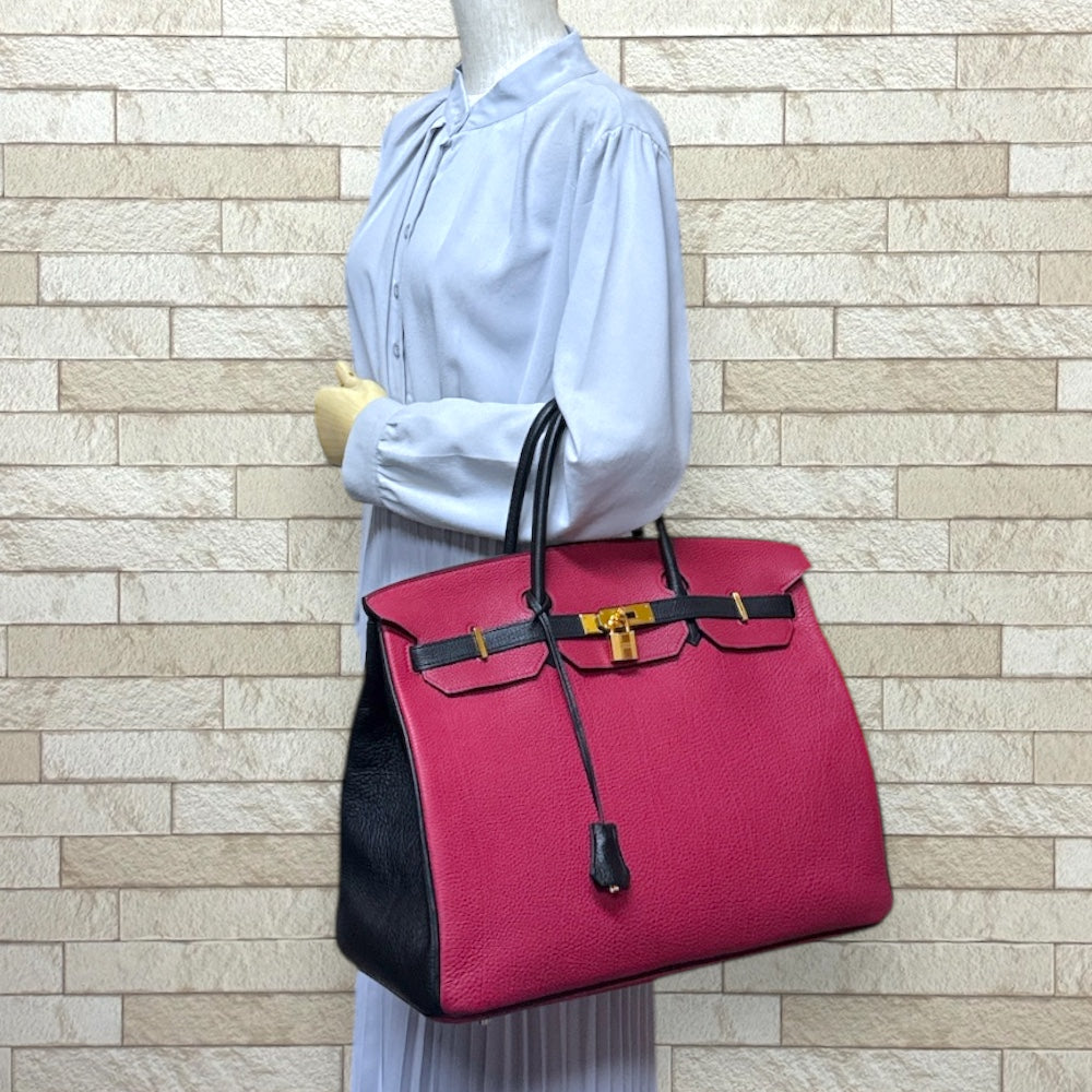HERMES エルメス パーソナルオーダー バーキン40 ハンドバッグ トゴ 