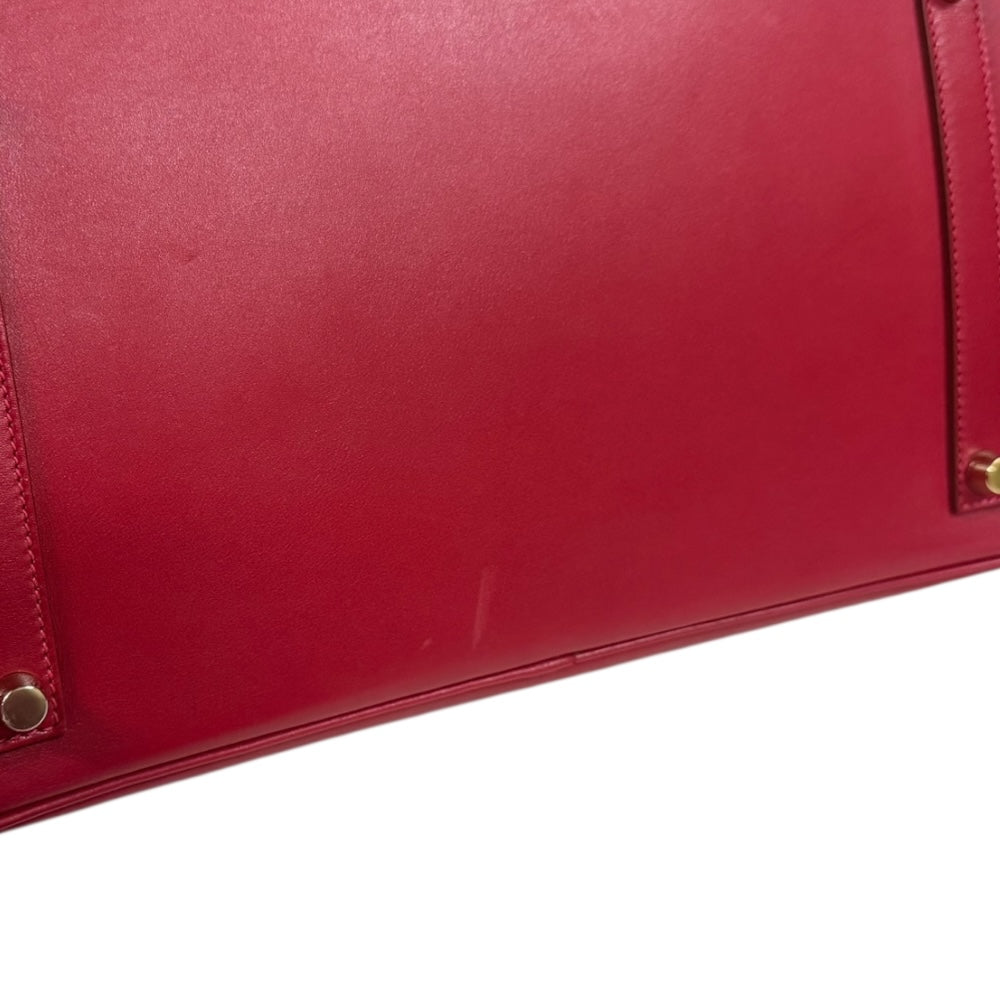 HERMES エルメス バーキン35 ハンドバッグ ヴォースイフト レッド