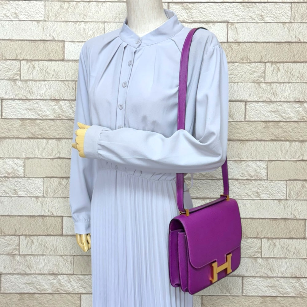 HERMES エルメス コンスタンスIII 24 ショルダーバッグ エバーカラー