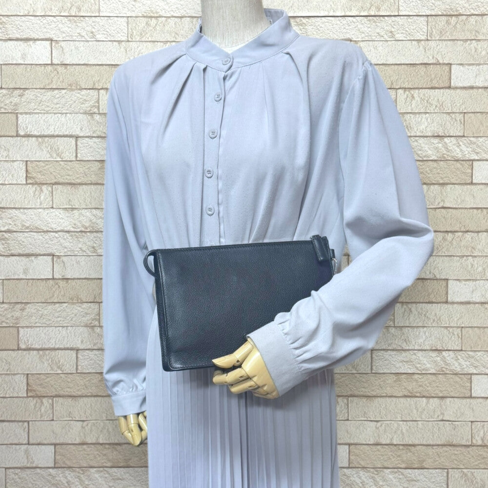 PRADA プラダ セカンドバッグ レザー ブラック メンズ 中古 – 【公式