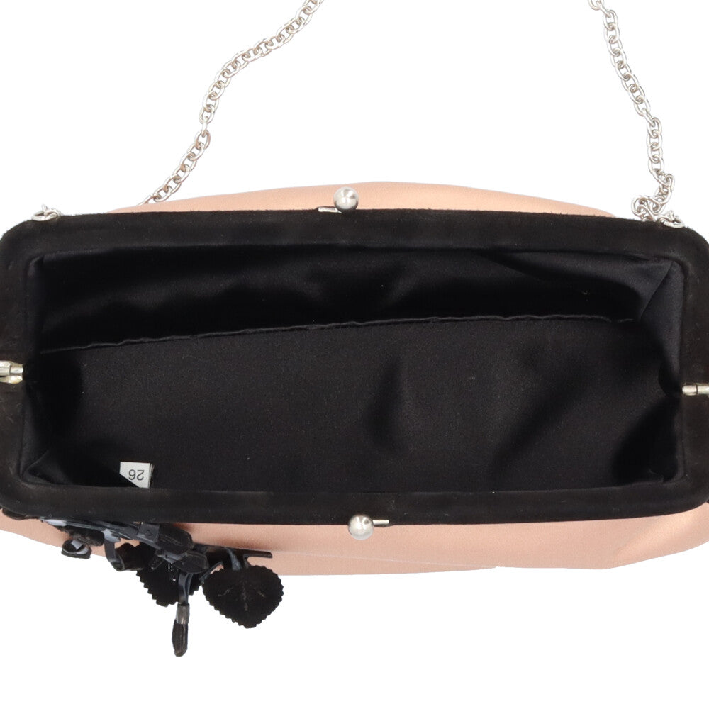 PRADA プラダ ハンドバッグ バッグ ベロア がま口 PRADA（プラダ） がま口 チェーンポーチ ハンドバッグ ミニバッグ