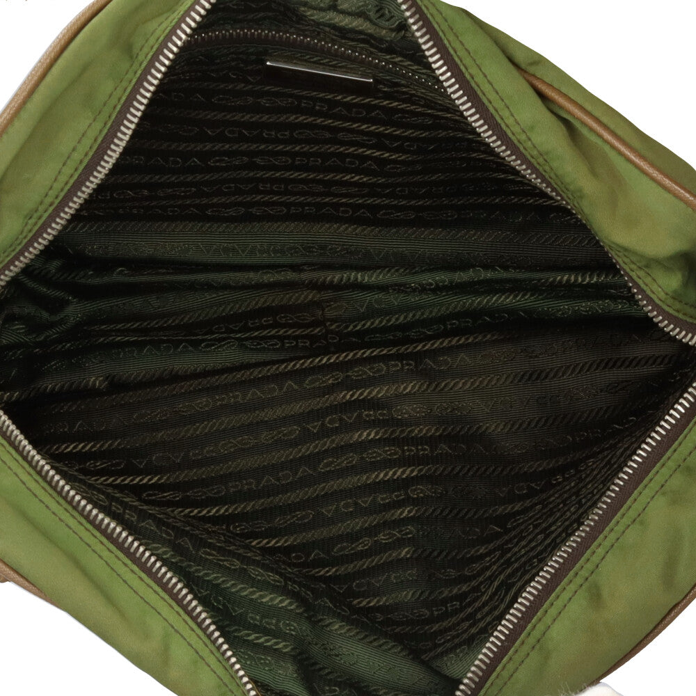 良品 531 プラダ ショルダーバッグ カメラバッグ ナイロン グリーン 良品 531 プラダ ショルダーバッグ カメラバッグ ナイロン グリーン