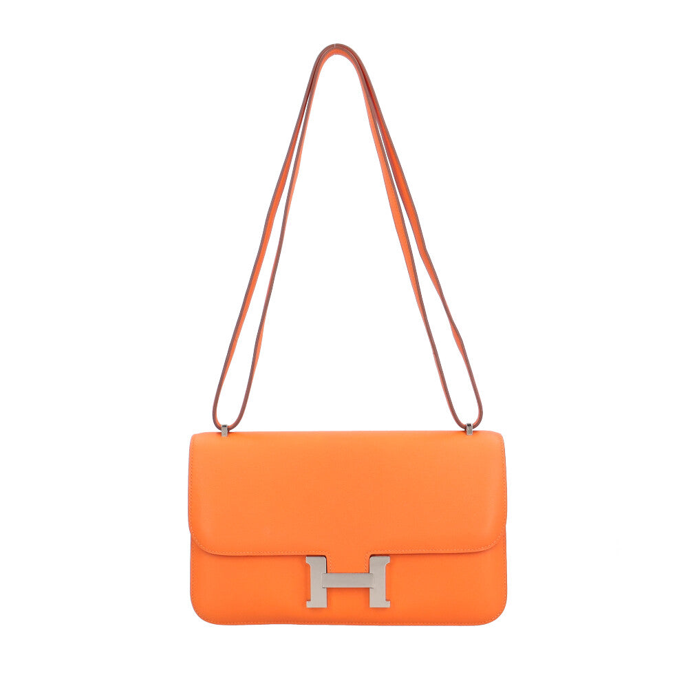 エルメス HERMES ショルダーバッグ リコル17 オレンジ HERMES エルメス コンスタンス エラン ショルダーバッグ オレンジ
