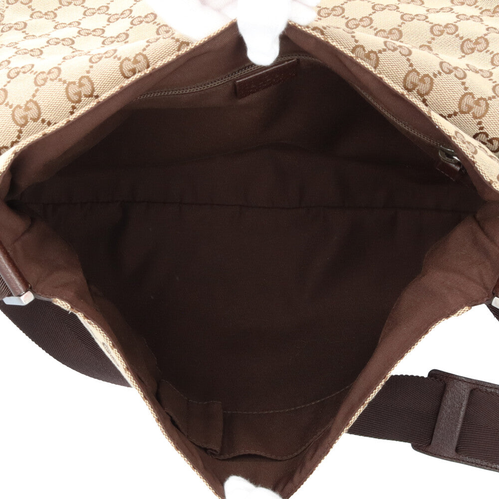 GUCCI グッチ GGキャンバス ショルダーバッグ GGキャンバス ブラウン