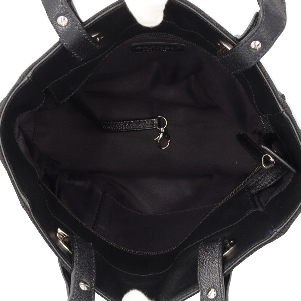 CHANEL シャネル パリビアリッツPM トートバッグ PVCコーティング