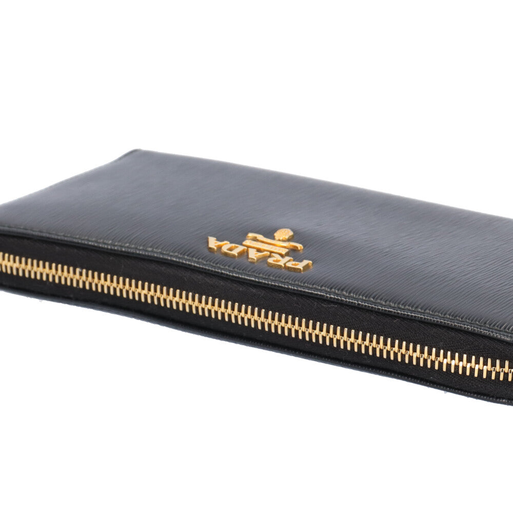 PRADA プラダ ヴィッテロムーブ 長財布 レザー レディース 中古