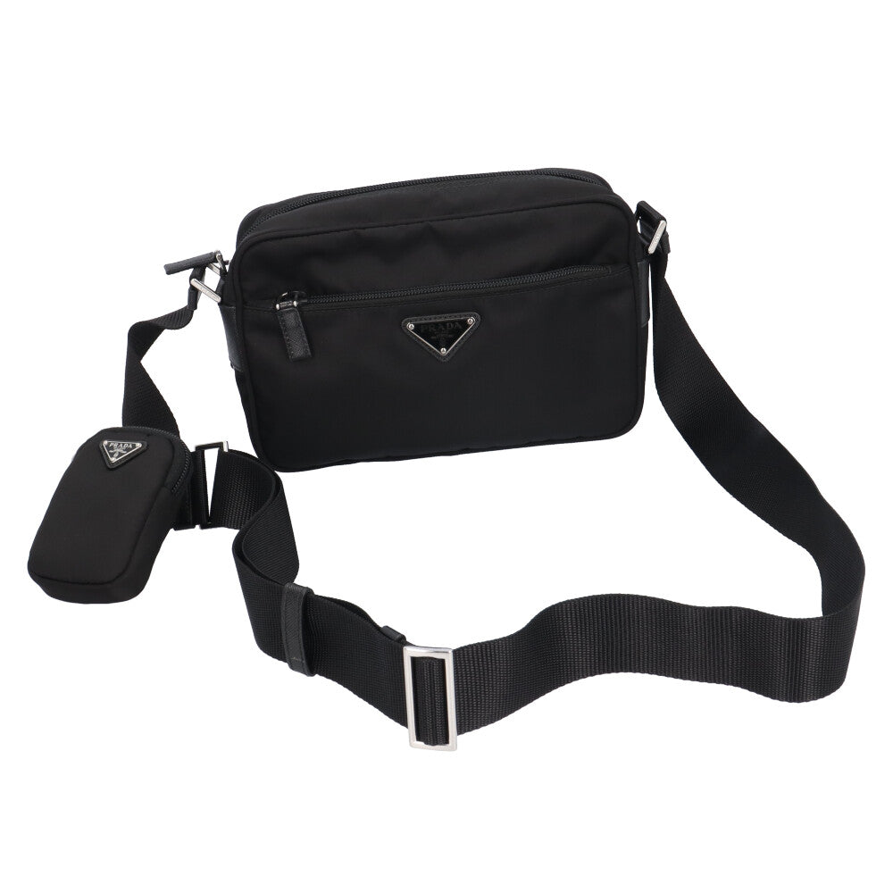 ☆Used☆PRADA プラダ ナイロン ショルダーバッグ ブラック 黒 PRADA プラダ ショルダーバッグ リナイロン ブラック ユニセックス