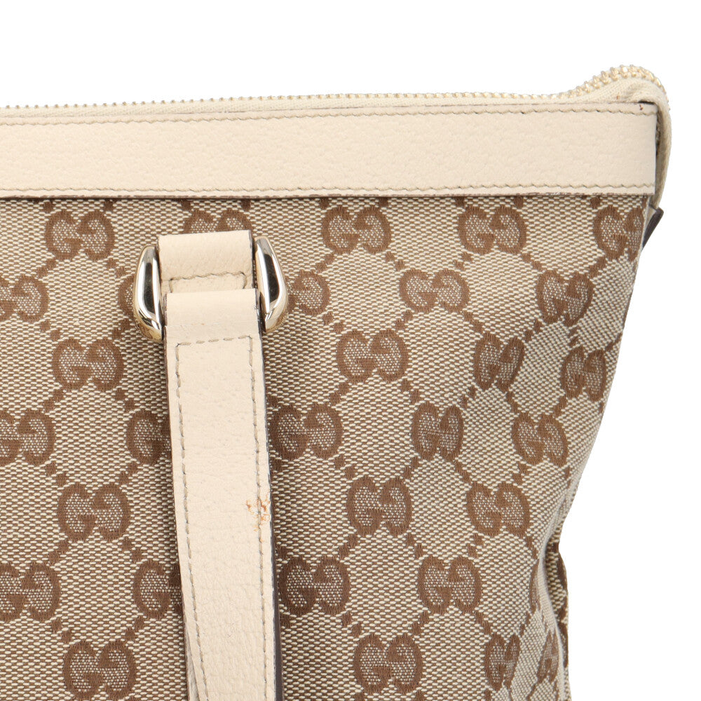 GUCCI グッチ アビー トートバッグ GGキャンバス ベージュ レディース