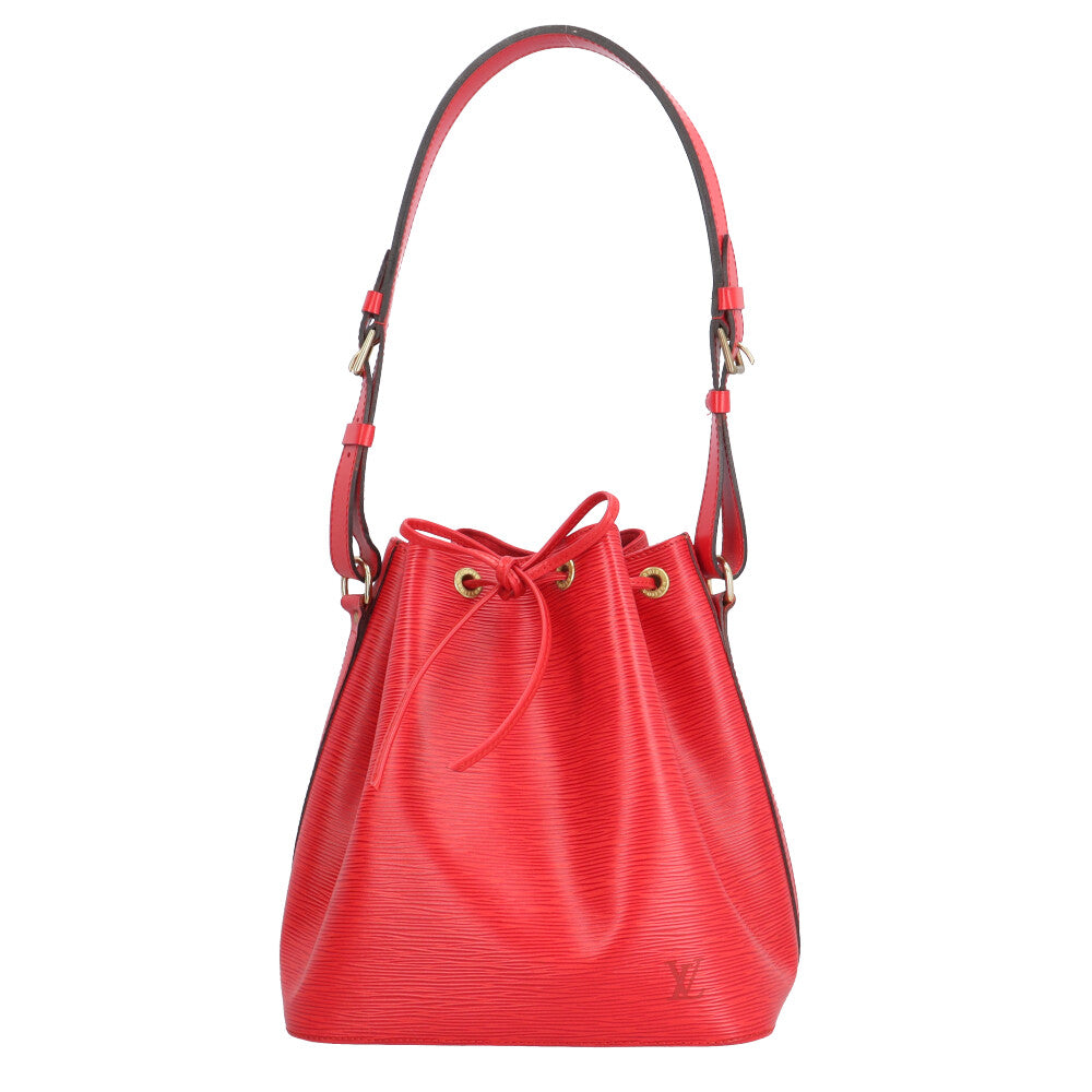 Louis Vuitton エピ ショルダーバッグ レッド LOUIS VUITTON ルイヴィトン プチノエ エピ ショルダーバッグ