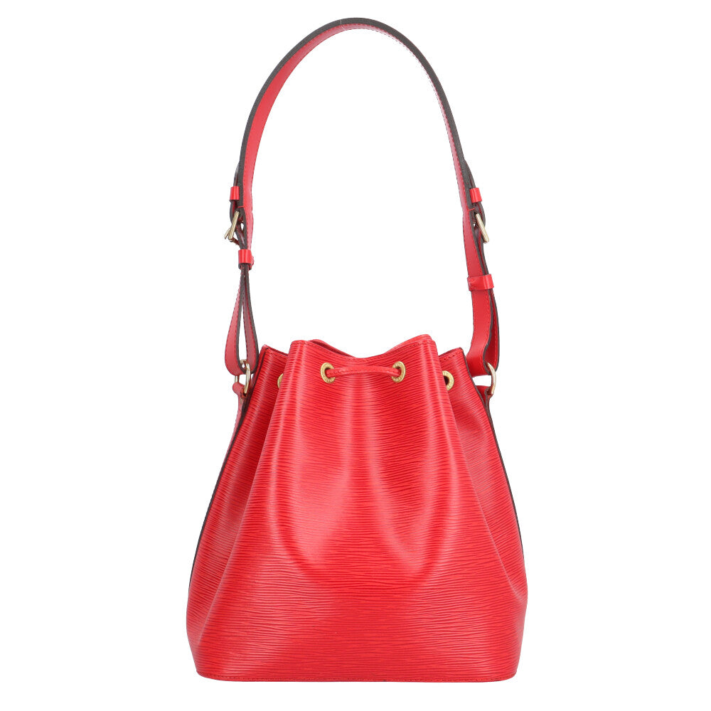 Louis Vuitton エピ ショルダーバッグ レッド美品！ LOUIS VUITTON ルイヴィトン プチノエ エピ ショルダーバッグ