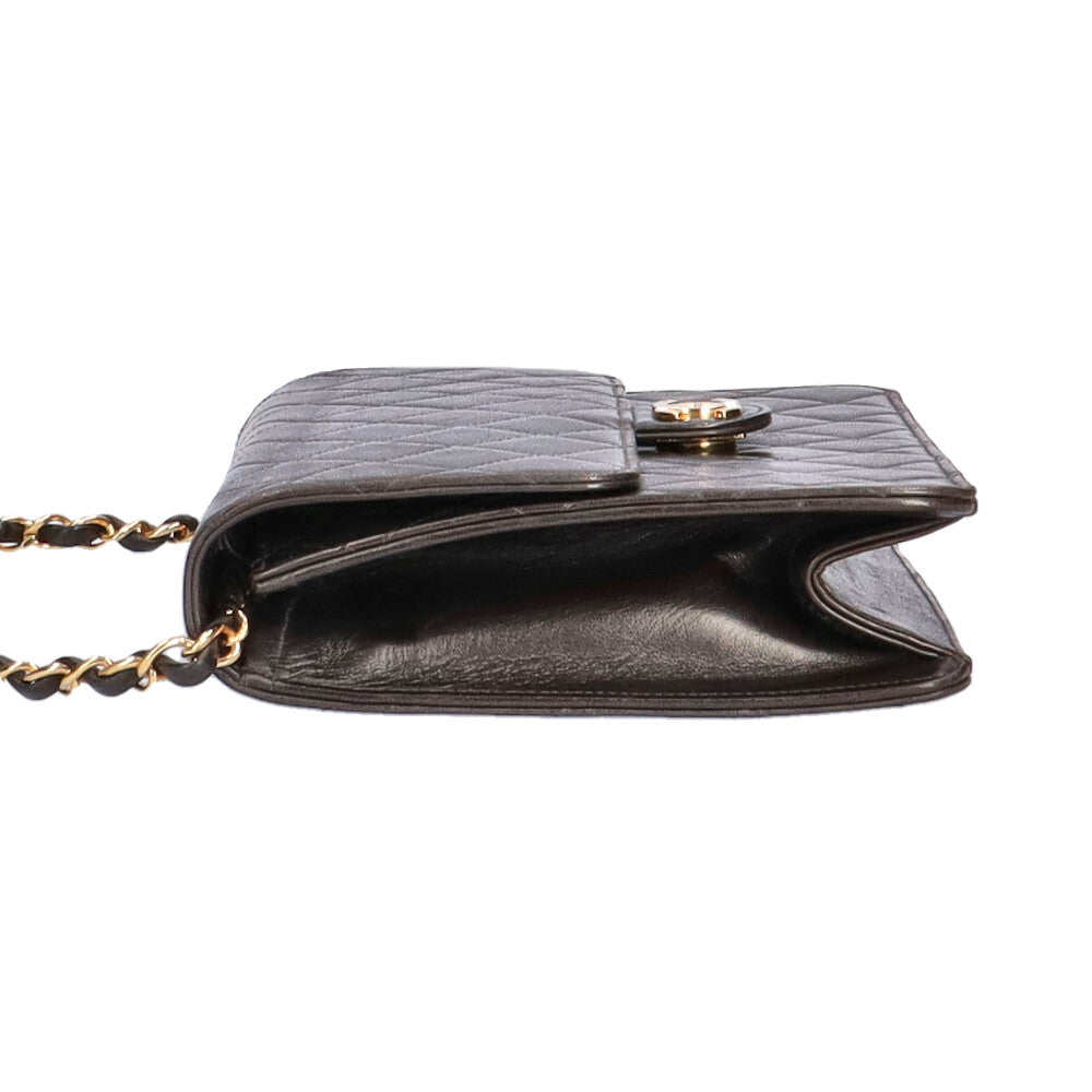 CHANEL Coco Mark Chain Shoulder Matelasse Shoulder Bag Lambskin