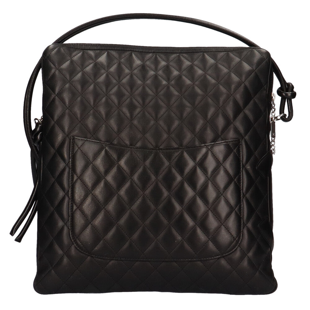 ☆最終価格 シャネル ショルダーバッグ/カンボン/ラムスキン/ブラック