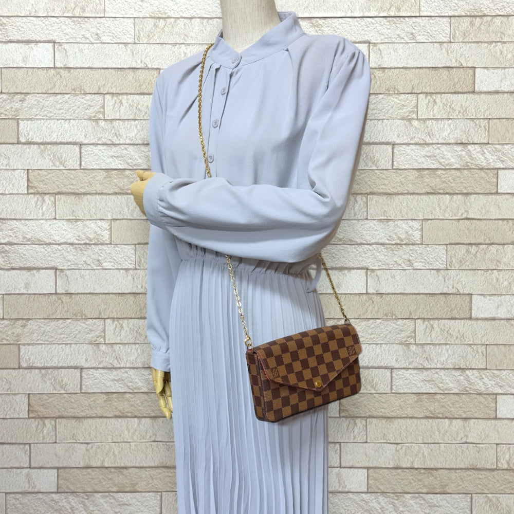 LOUIS VUITTON ルイヴィトン ポシェットフェリシー ダミエ ショルダー