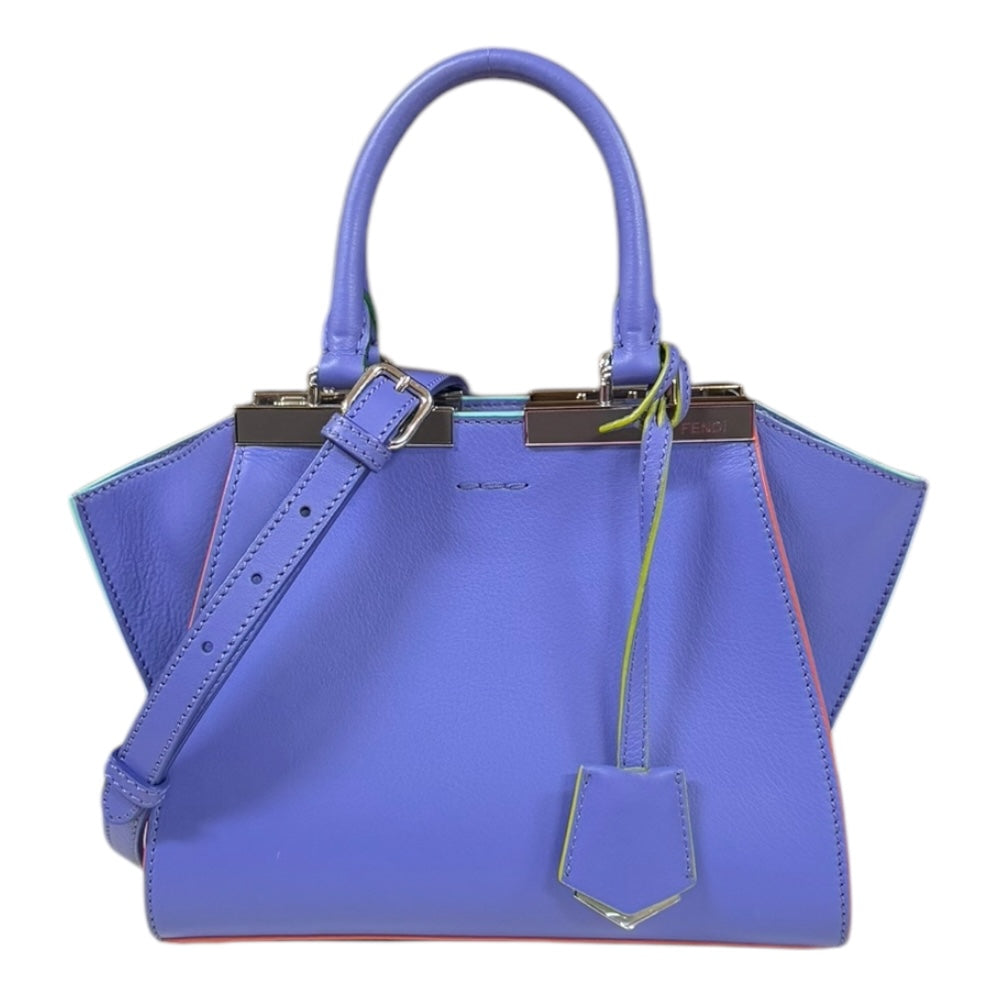 FENDI フェンディ プチトロワジュール ショルダーバッグ レザー