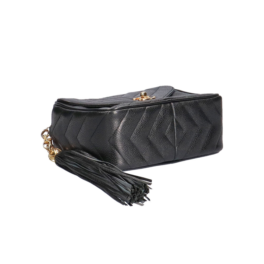 CHANEL シャネル　チェーンショルダーバッグ タッセル シャネル タッセルチェーンショルダー ショルダーバッグ マット