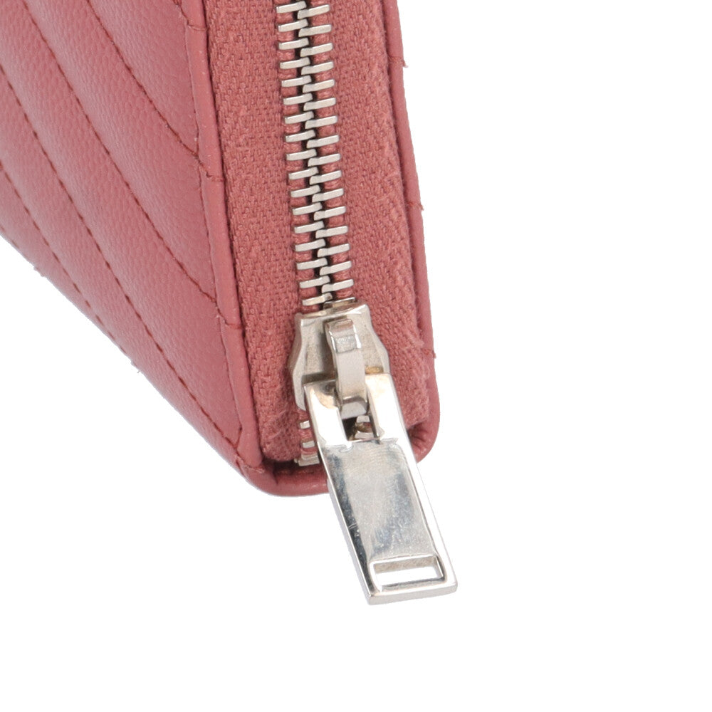 SAINT LAURENT ピンク 長財布 正規品・サンローラン長財布 Saint Laurent ピンク