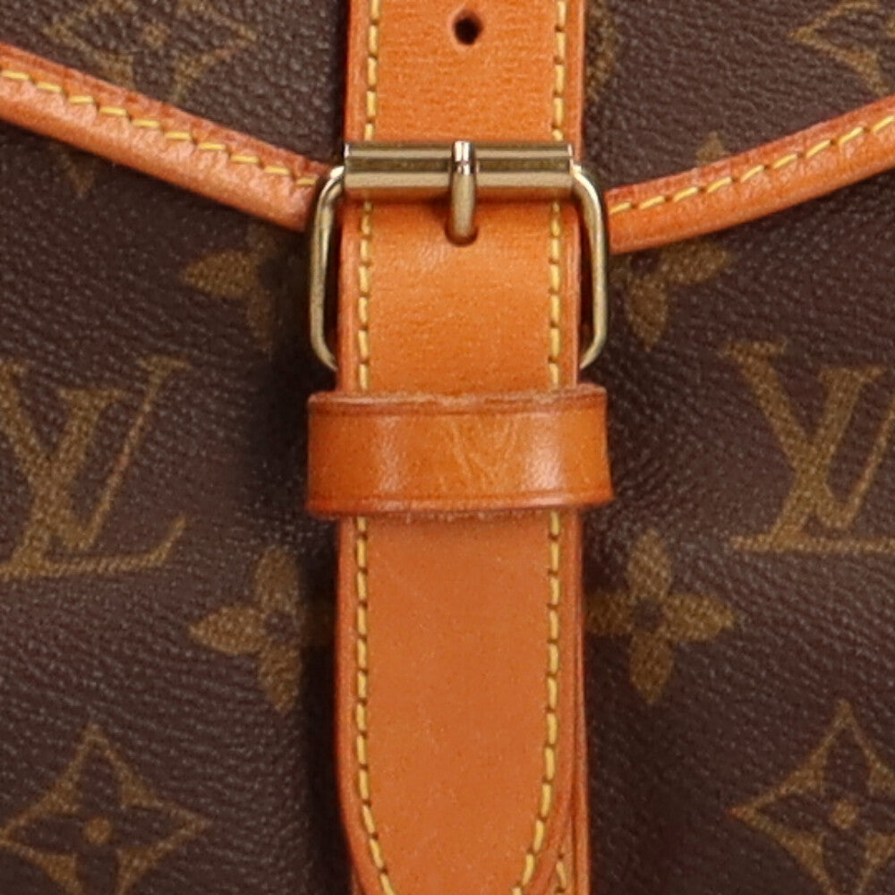 Louis Vuitton Saumur 35 Monogram Shoulder Bag Monogram Canvas