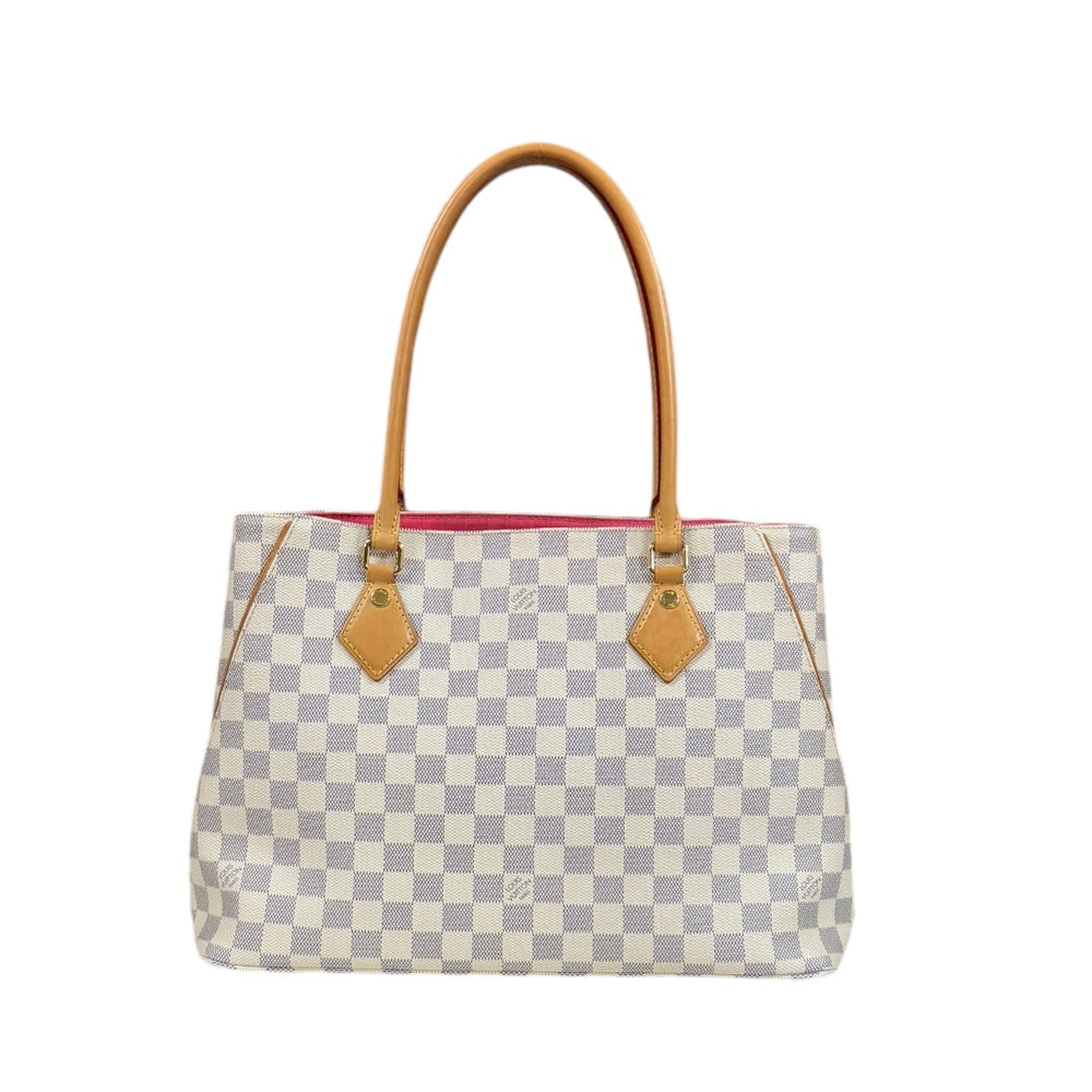 LOUIS VUITTON ルイヴィトン カルヴィ ダミエアズール トートバッグ ダミエアズールキャンバス ホワイト レディース 中古 –  【公式】リサイクルキング オンラインショップ