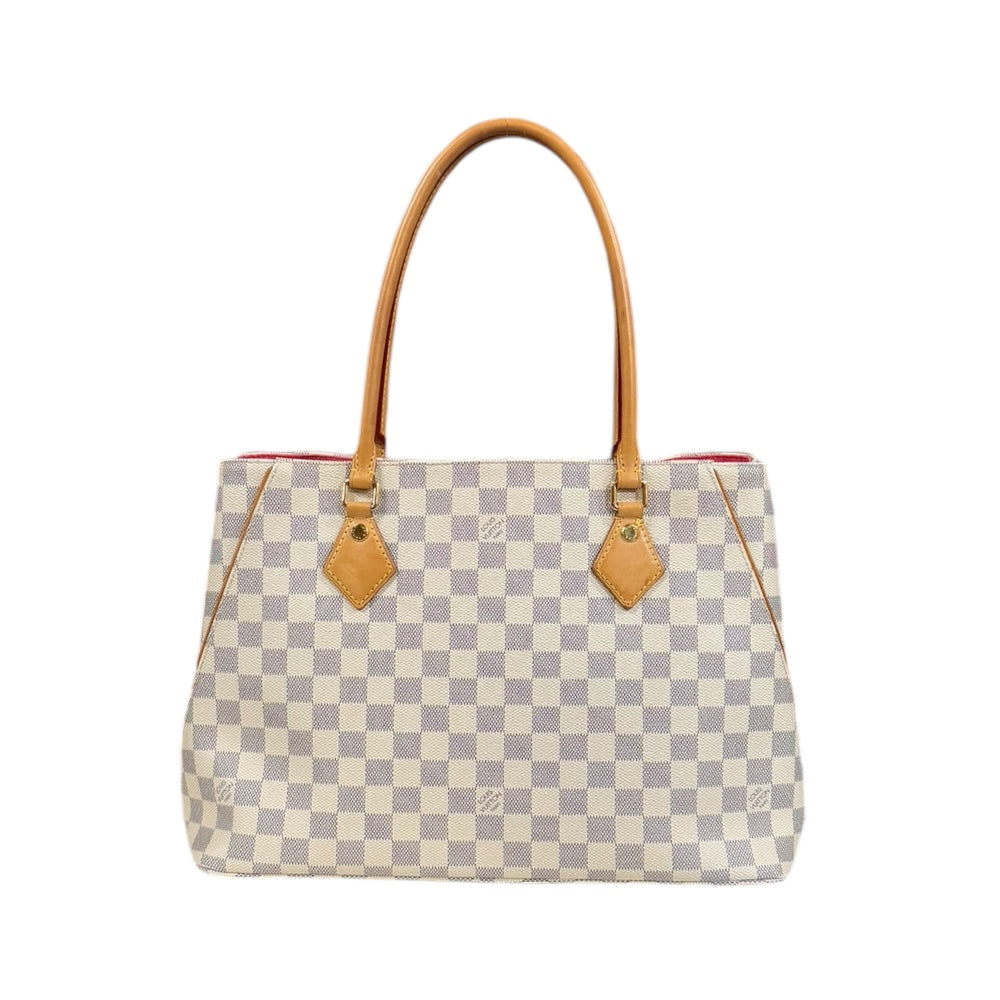 LOUIS VUITTON ルイヴィトン カルヴィ ダミエアズール トートバッグ ダミエアズールキャンバス ホワイト レディース 中古 –  【公式】リサイクルキング オンラインショップ