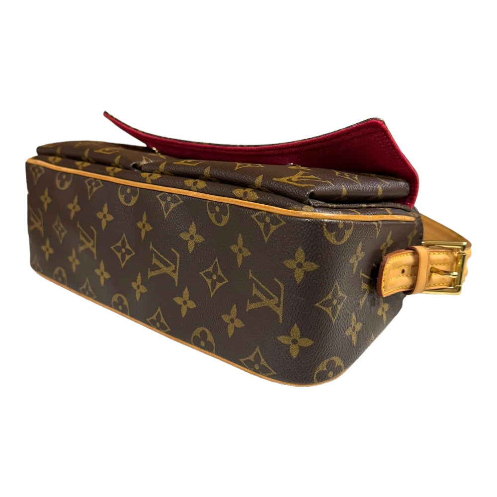 LOUIS VUITTON ルイヴィトン ヴィバシテMM モノグラム ショルダーバッグ モノグラムキャンバス ブラウン レディース 中古 –  【公式】リサイクルキング オンラインショップ