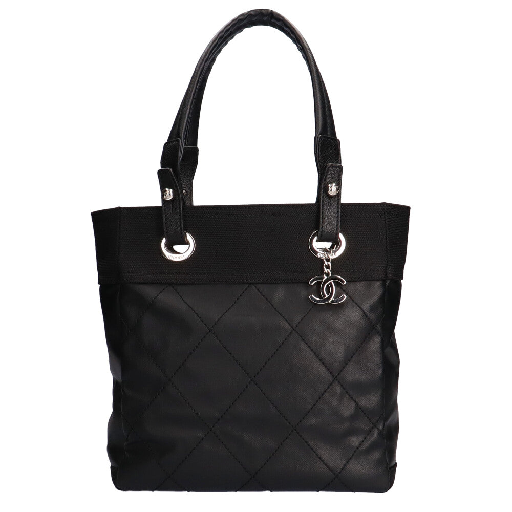 シャネル CHANEL パリビアリッツPM ココマーク トートバッグ PVC