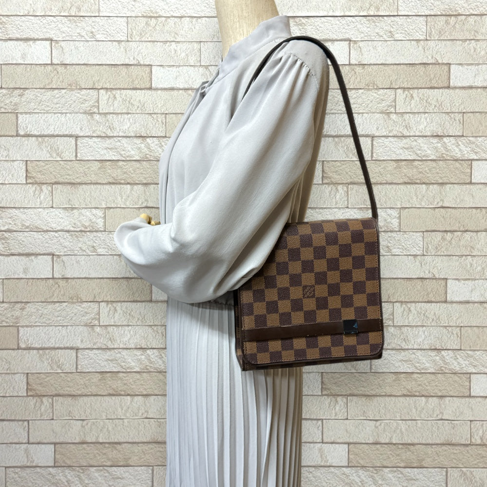 LOUIS VUITTON ルイヴィトン トライベッカミニ ダミエ ショルダーバッグ ダミエキャンバス ブラウン レディース 中古 –  【公式】リサイクルキング オンラインショップ