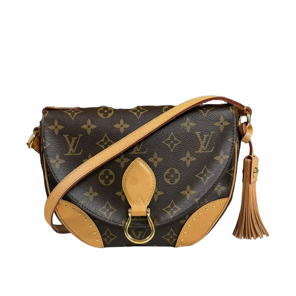 LOUIS VUITTON ルイヴィトン サンクルー モノグラム ショルダーバッグ モノグラムキャンバス ブラウン レディース 中古 –  【公式】リサイクルキング オンラインショップ