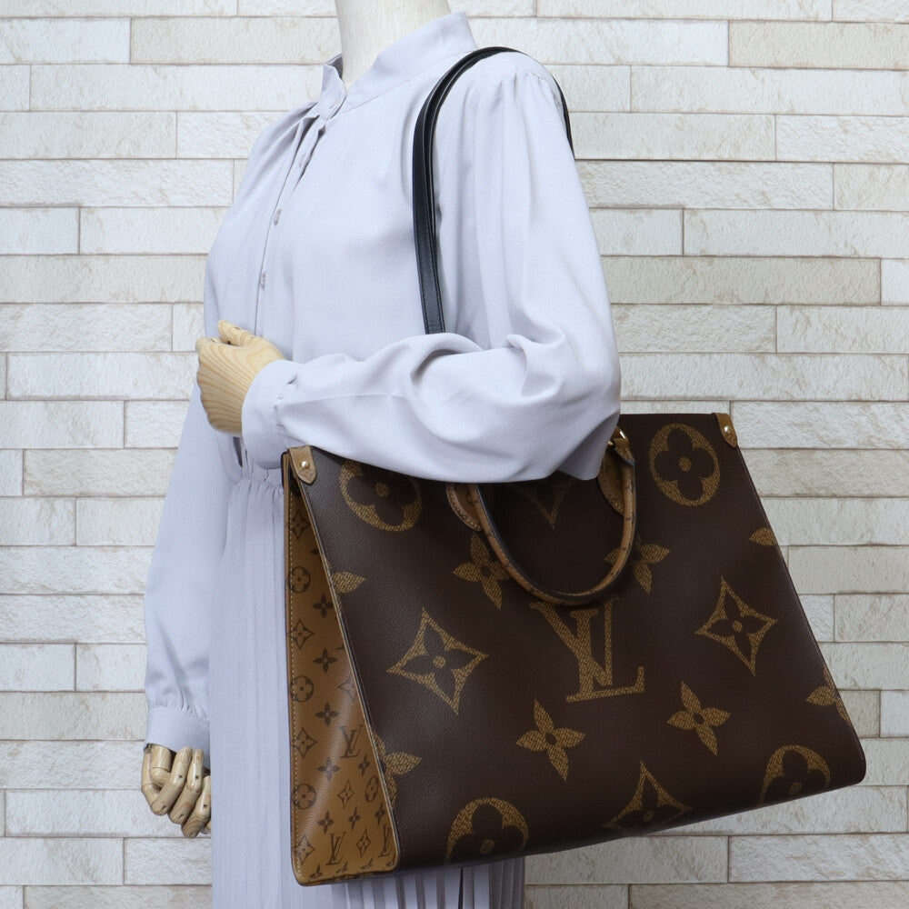 ルイヴィトン LOUIS VUITTON オンザゴーGM ジャイアントモノグラム ショルダーバッグ モノグラムキャンバス ブラウン レディー –  【公式】リサイクルキング オンラインショップ