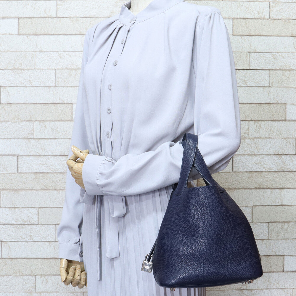 エルメス HERMES ピコタンロックPM ハンドバッグ トリヨンクレマンス