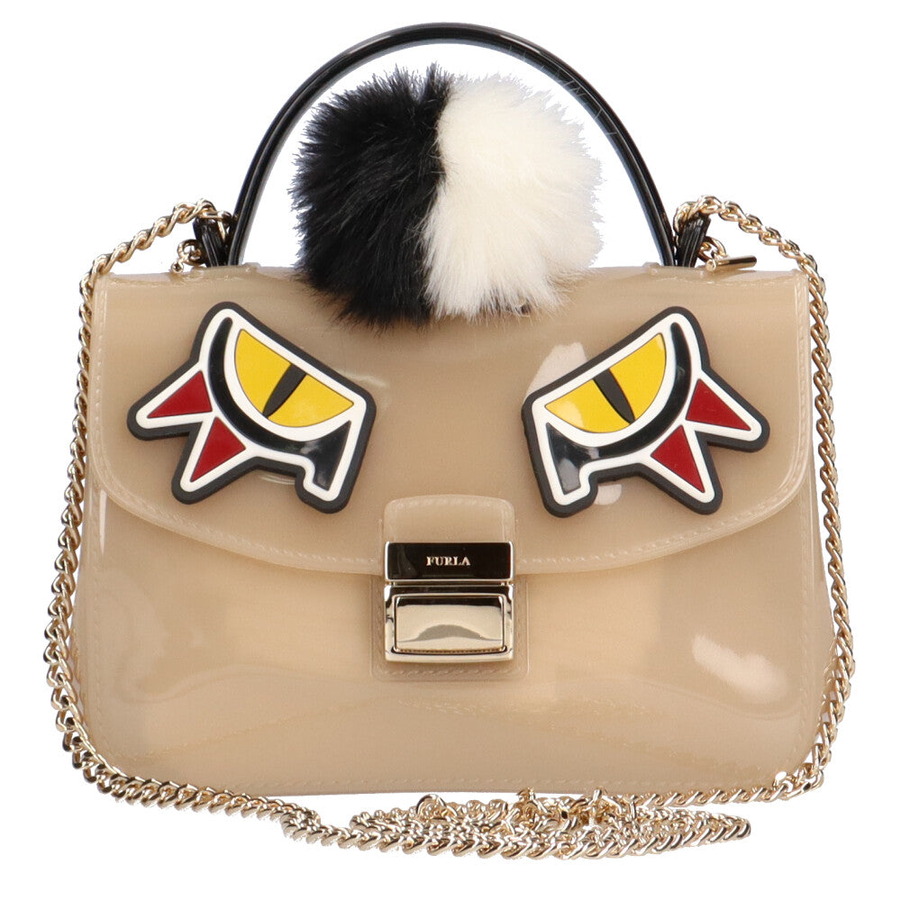 フルラ Furla キャンディ ショルダーバッグ PVC ベージュ レディース 