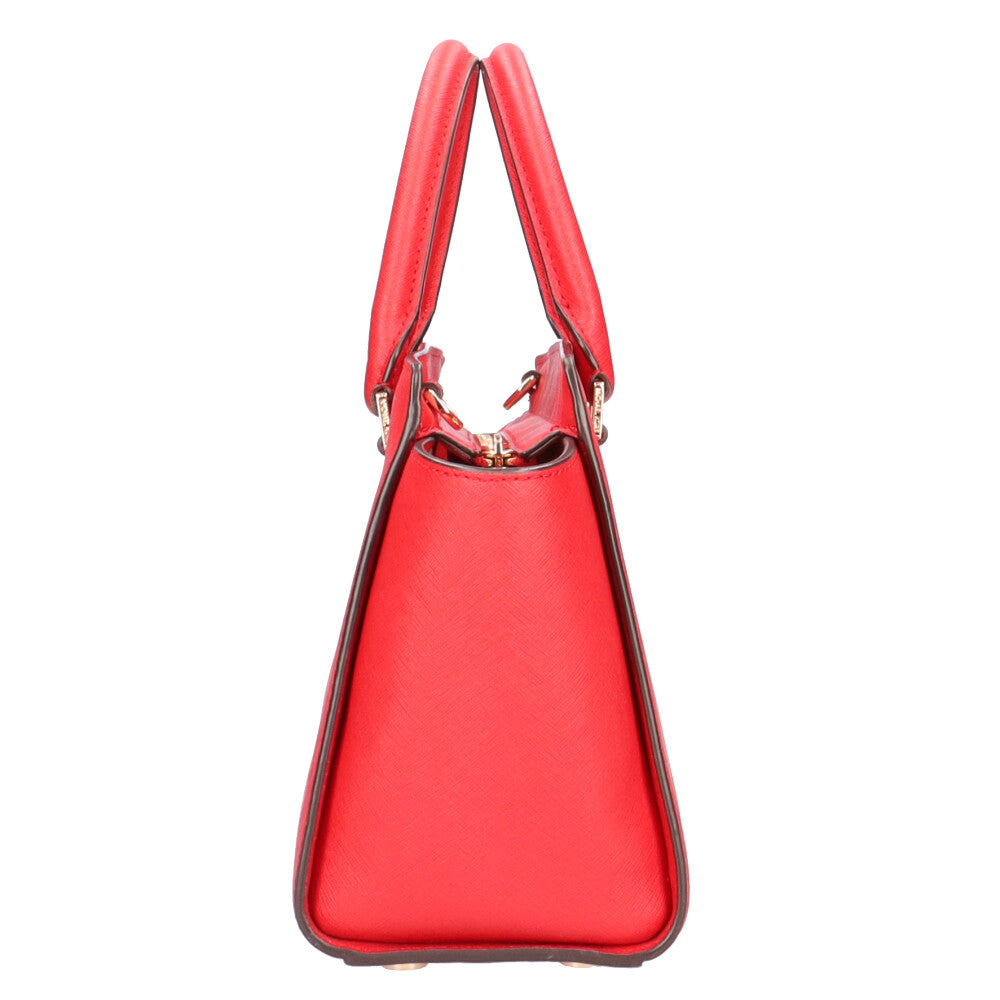 Michael Kors Selma Shoulder Bag Leather Red Women's Used [36