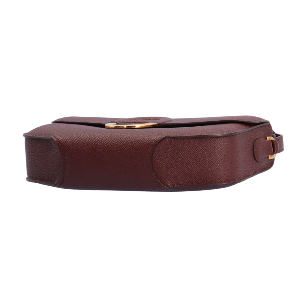 Hermes Cherche Midi 25 Shoulder Bag Cushvel Red Women's HERMES