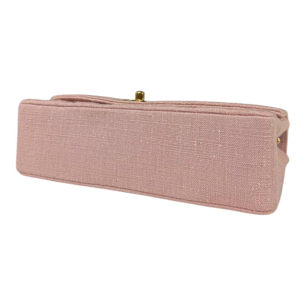 CHANEL シャネル ダイアナ ショルダーバッグ キャンバス ピンク