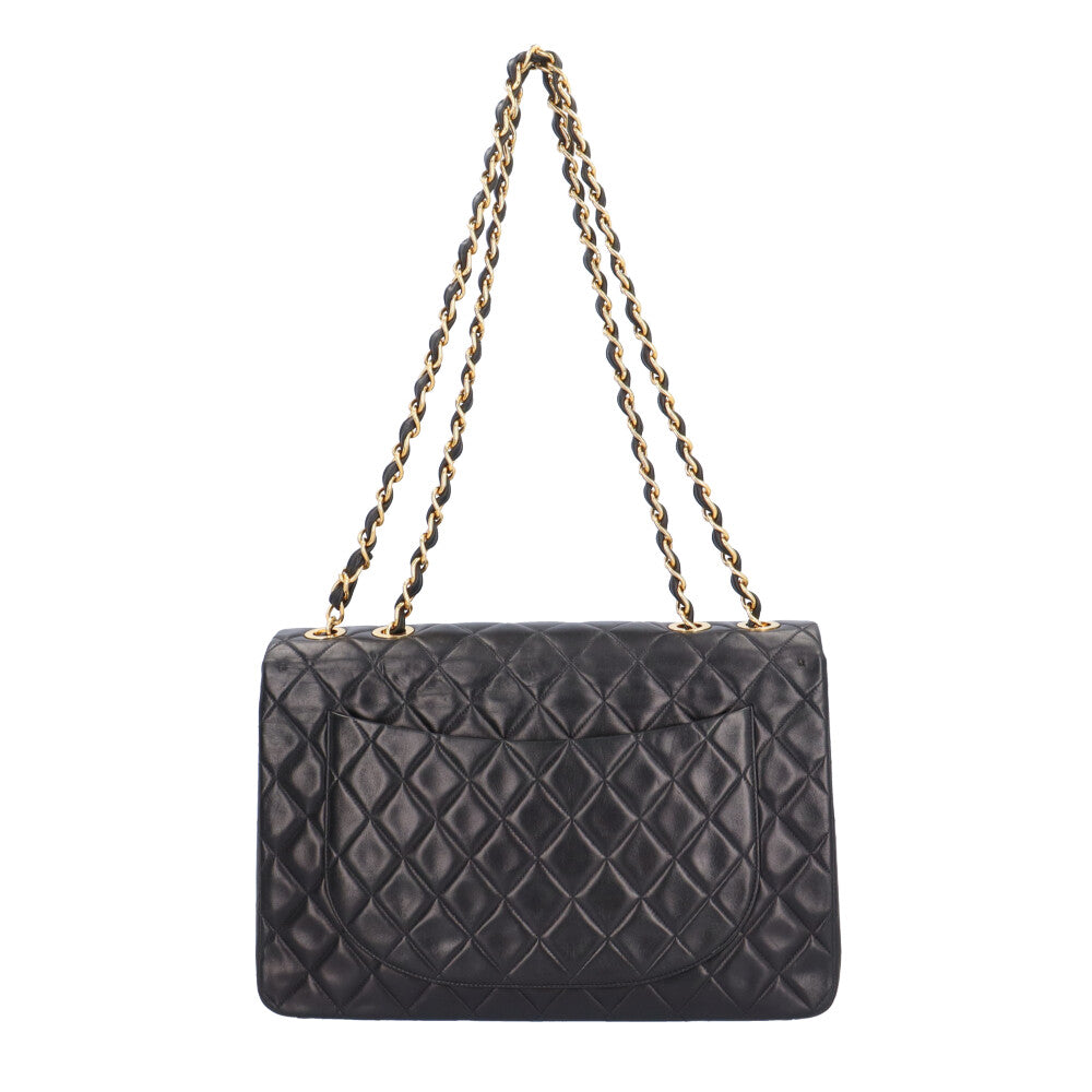 CHANEL シャネル デカマトラッセ34 ショルダーバッグ ラムスキン