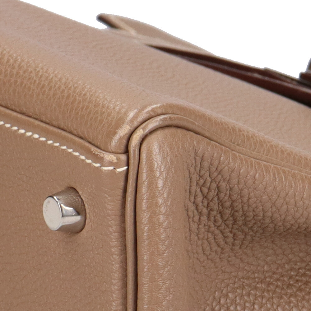 エルメス HERMES ケリー35 ショルダーバッグ トゴ ベージユ レディース