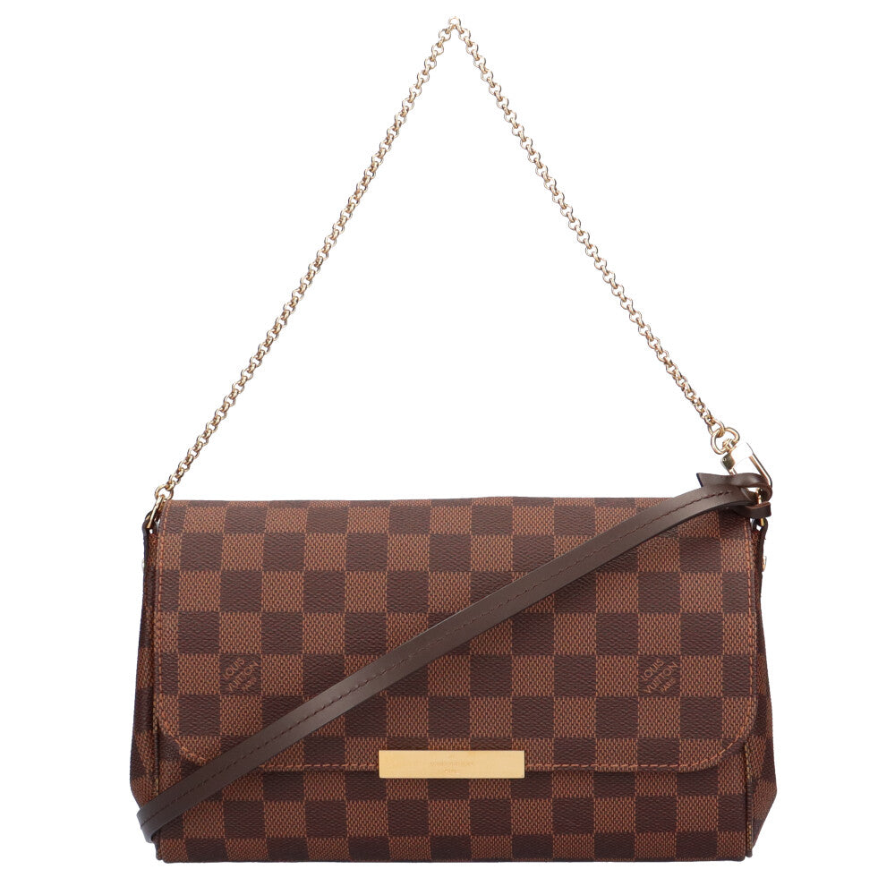 Louis Vuitton LOUIS VUITTON Favorite MM Damier Shoulder Bag Damier