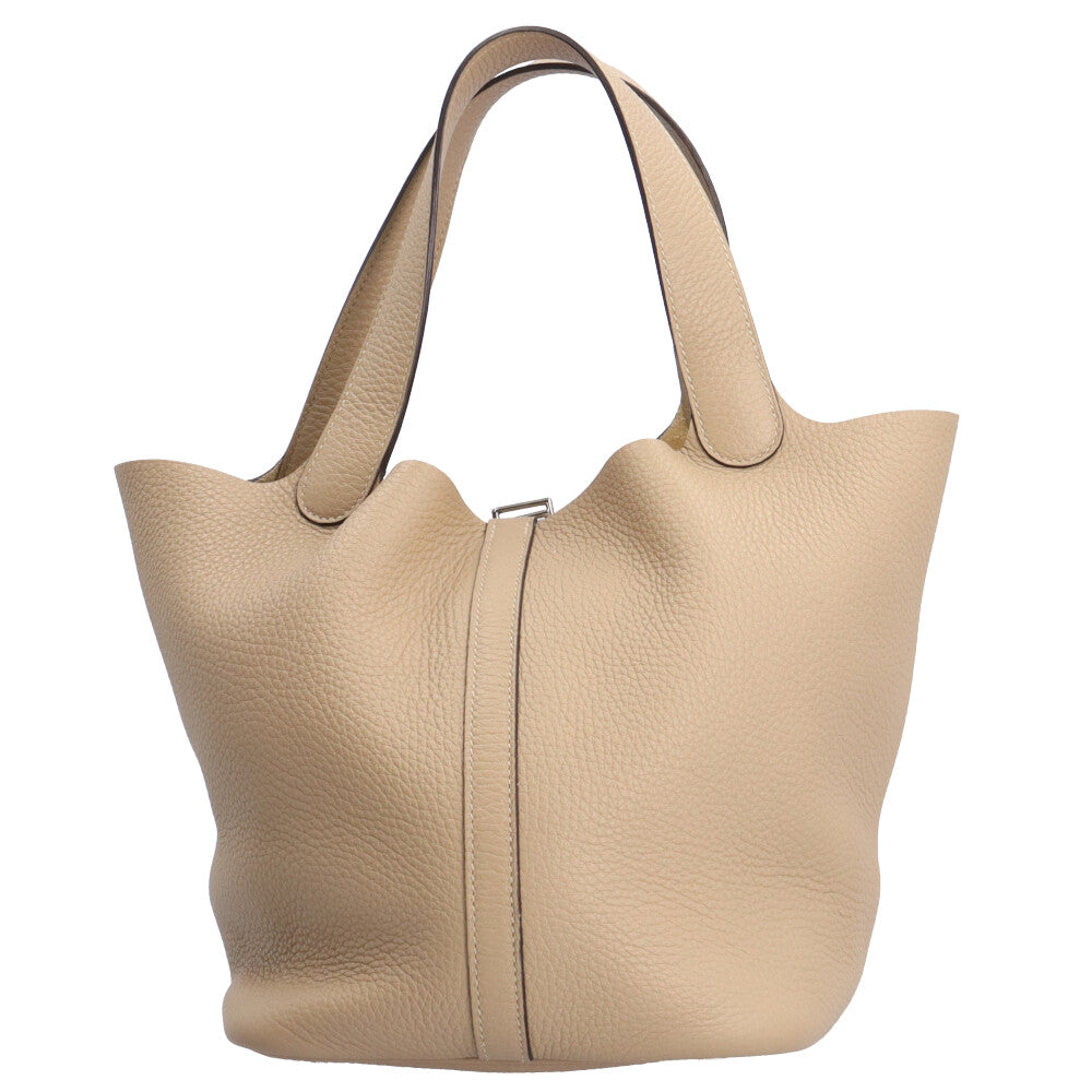 エルメス HERMES ピコタンロックMM ハンドバッグ トリヨンクレマンス
