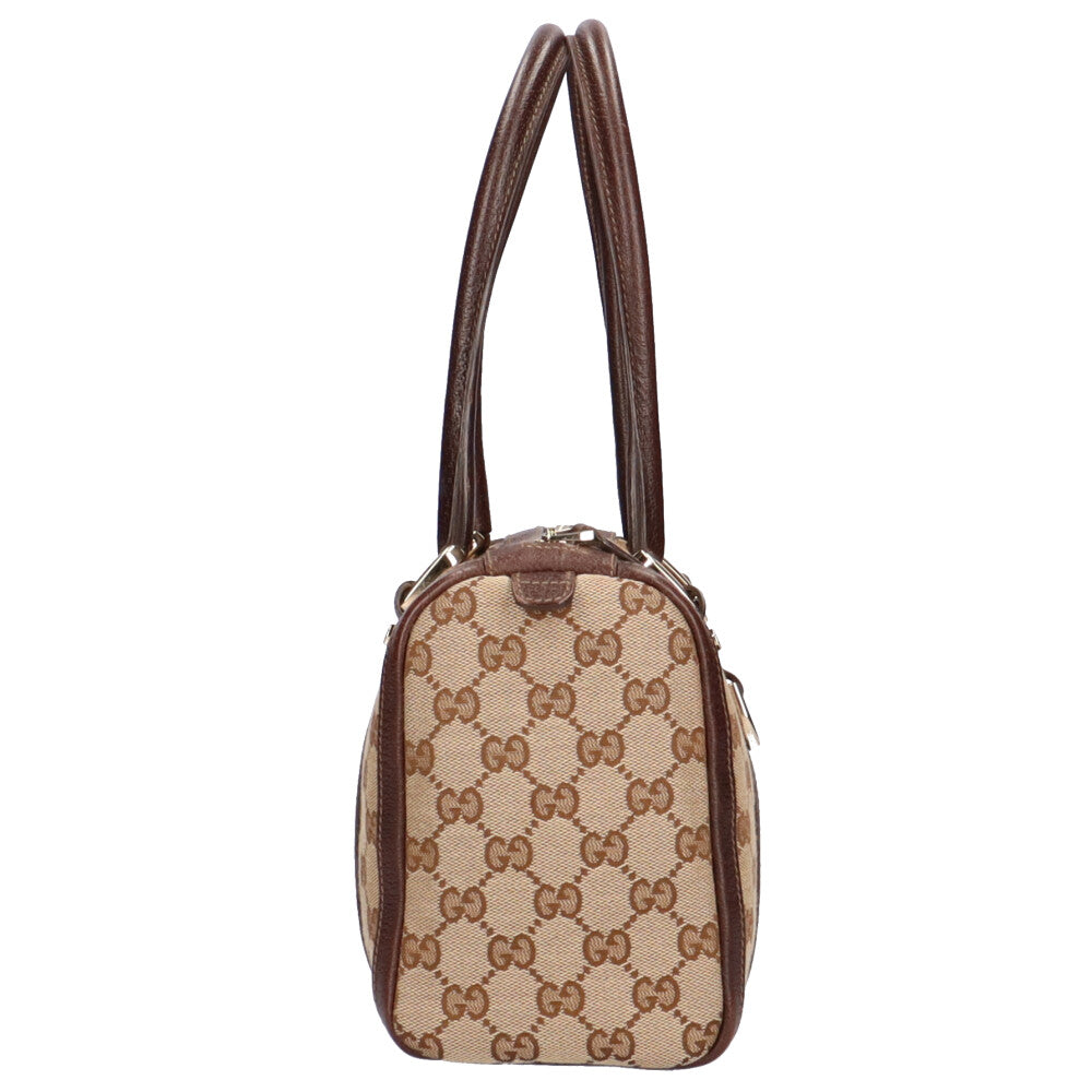 グッチ GUCCI アビー ボストンバッグ GGキャンバス ベージュ