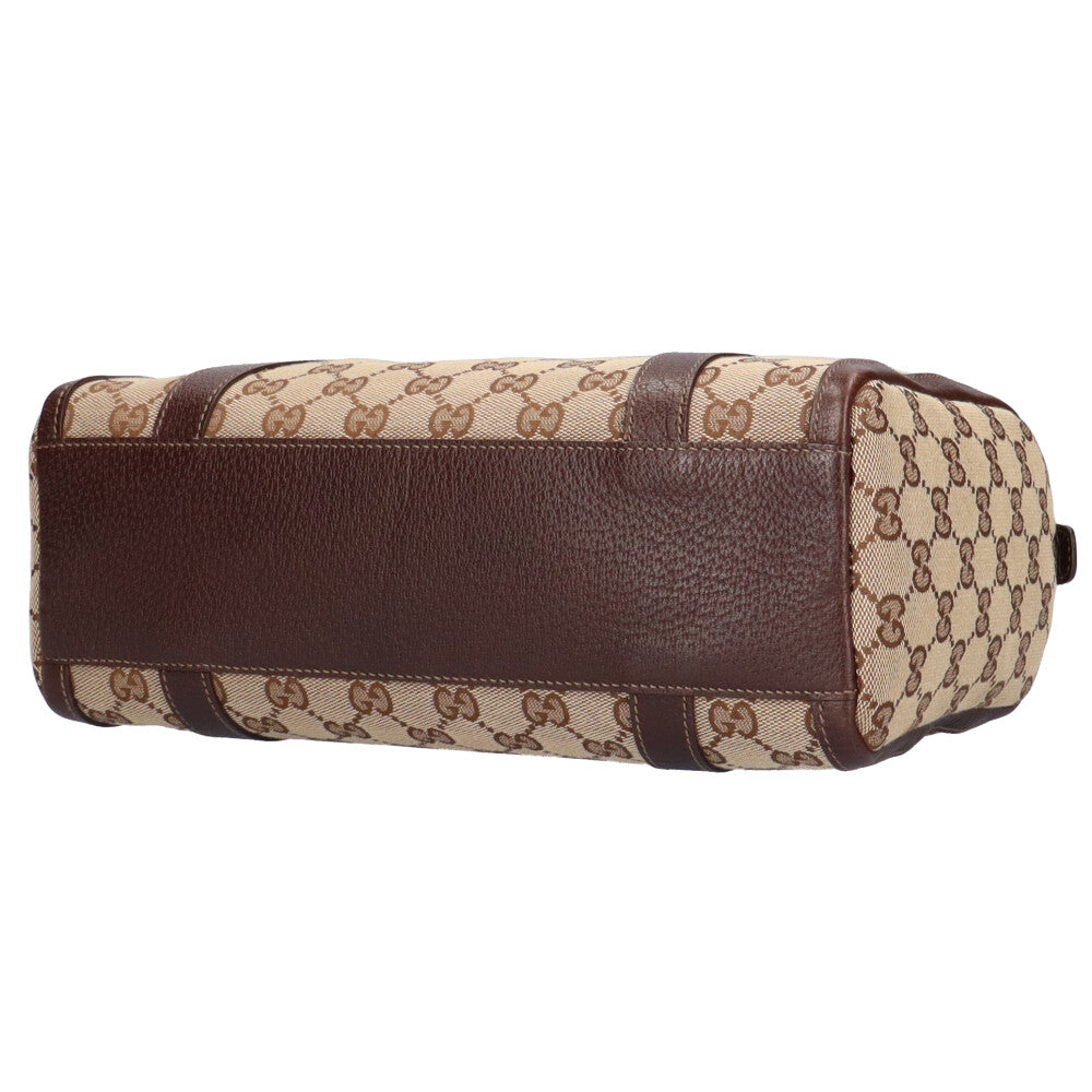 グッチ GUCCI アビー ボストンバッグ GGキャンバス ベージュ