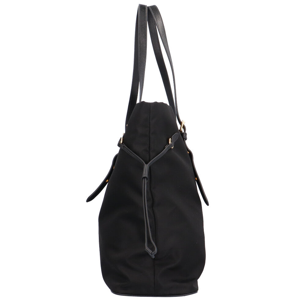 PRADA Tessuto Saffiano Tote Bag Nylon Black Women's Used – 【公式