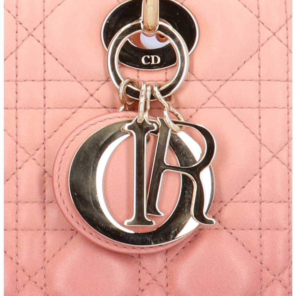 ディオール レディディオール カナージュ ショルダーバッグ レザー