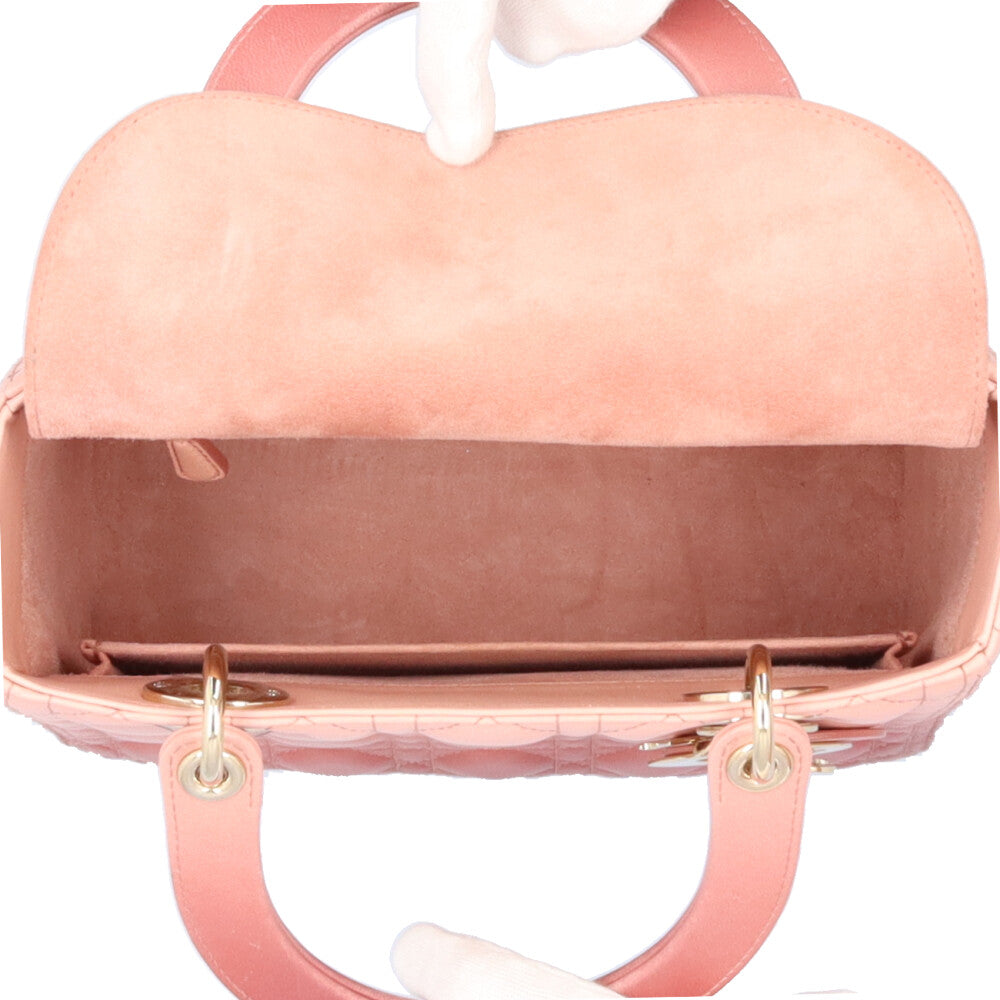 ディオール レディディオール カナージュ ショルダーバッグ レザー