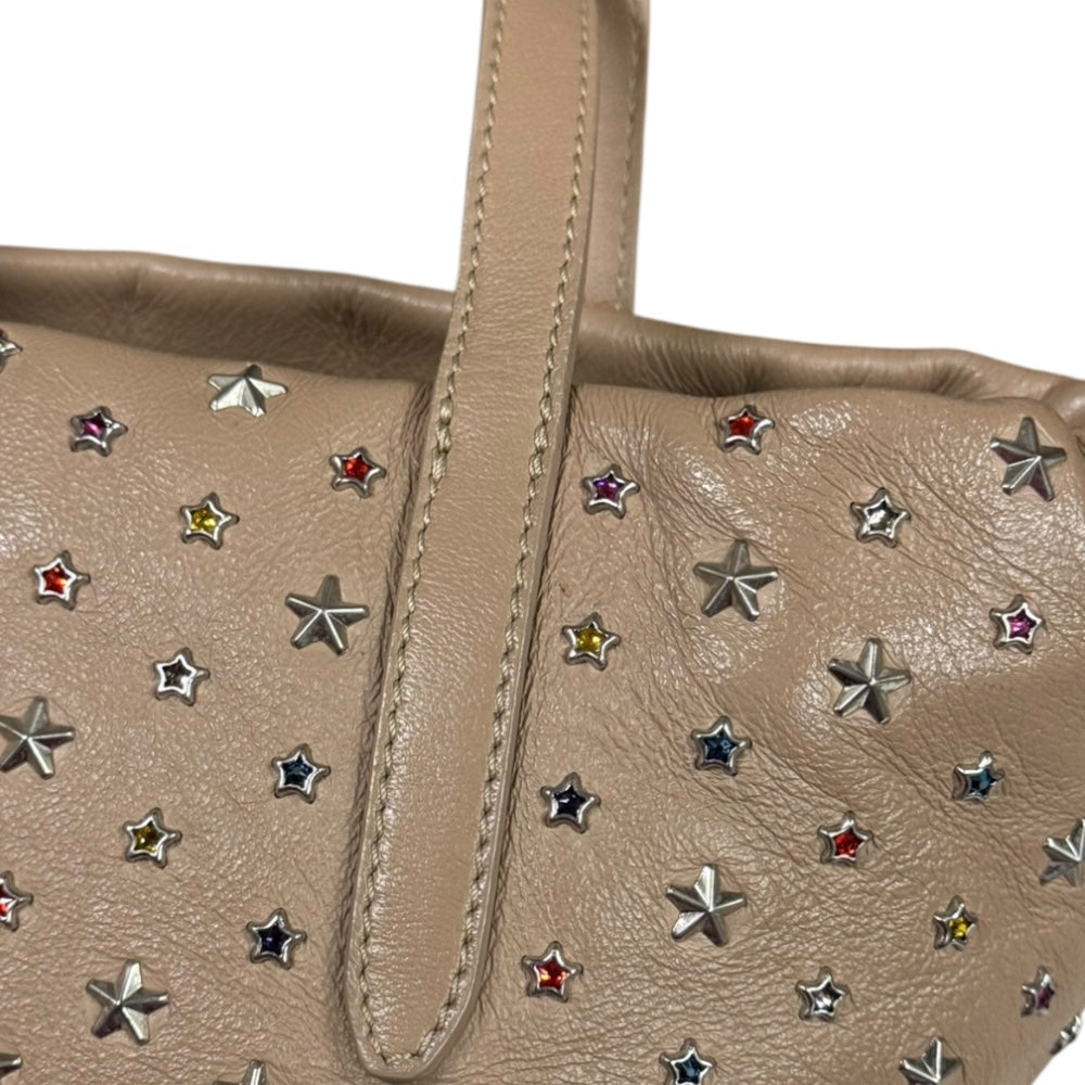 JIMMY CHOO ジミーチュウ スタースタッズ ミニサラ ショルダーバッグ