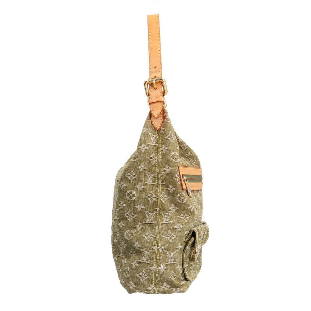 LOUIS VUITTON ルイヴィトン バギーGM デニム ショルダーバッグ