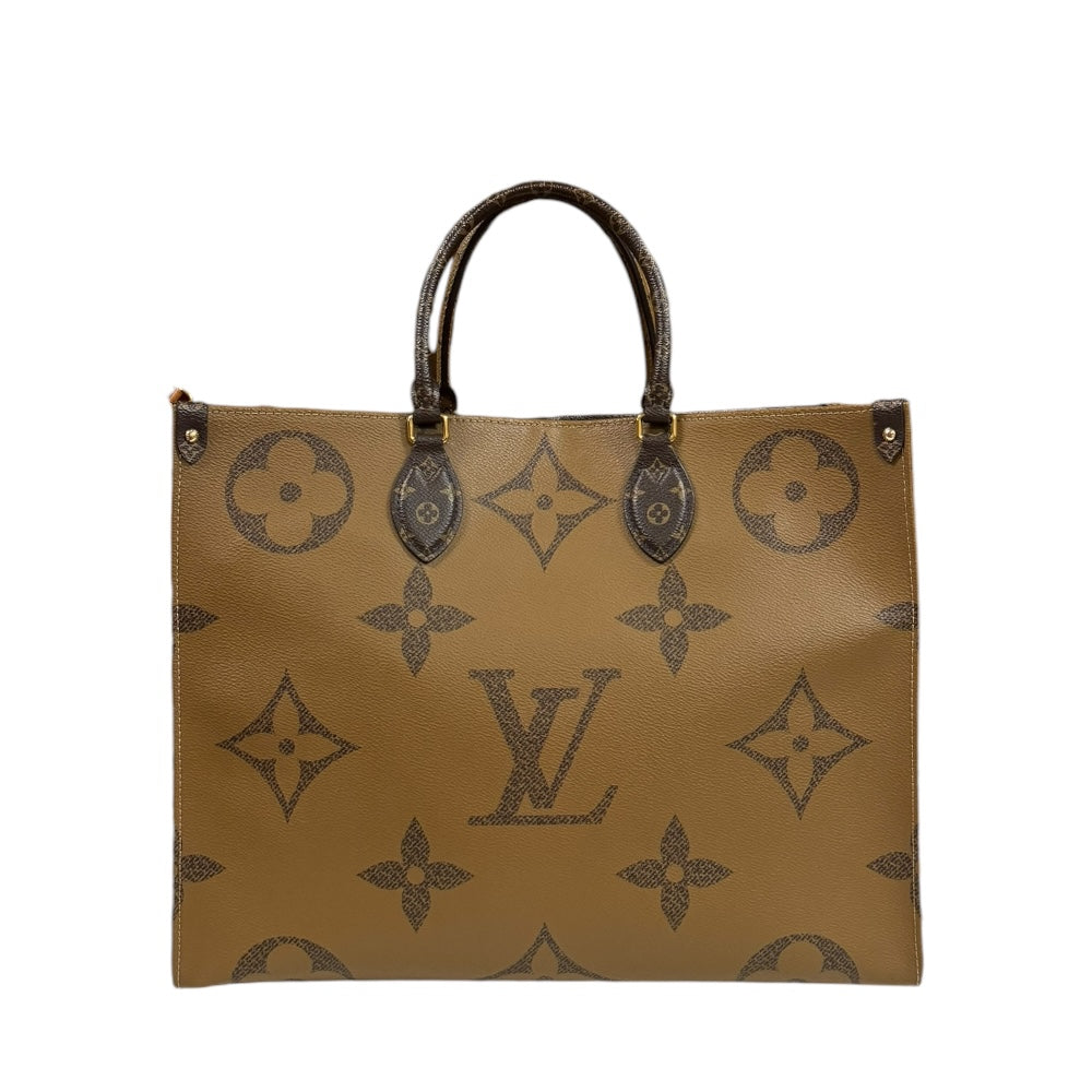 LOUIS VUITTON ルイヴィトン オンザゴーGM モノグラムジャイアント ショルダーバッグ モノグラムリバース ブラウン レディース –  【公式】リサイクルキング オンラインショップ